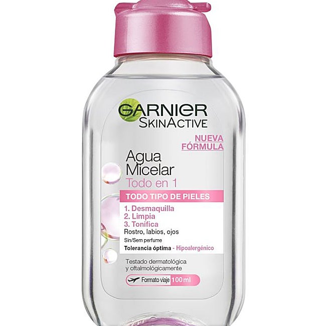 Agua Micelar Skin Active de Garnier.